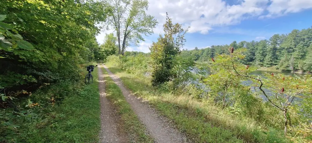 BIKING THE K&P RAIL TRAIL